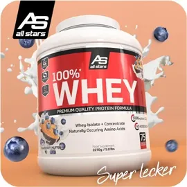 ALL STARS 100% Whey Protein Blueberry Muffin Pulver 2270 g