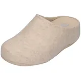 FitFlop Damen Shuv E01 Cushy Filz Clog Hausschuhe Schuh, elfenbeinfarben, 38 EU - 38 EU