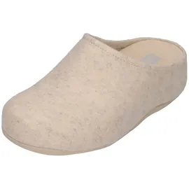 FitFlop Damen Shuv E01 Cushy Filz Clog Hausschuhe Schuh, elfenbeinfarben, 38 EU - 38 EU