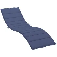 VidaXL Sonnenliegen Auflage, Liegenauflage mit Schaumstofffasern, rutschfest Polsterauflage für