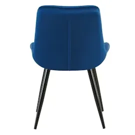 CLP 2er Set Esszimmerstuhl Rossford dunkelblau