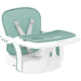 KIKKABOO Kinderstuhl, Boostersitz Chewy, Doppeltablett, Sicherheitsgurt, faltbar grün