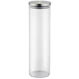 Weis 15948 Vorratsdose, Glas-Edelstahl