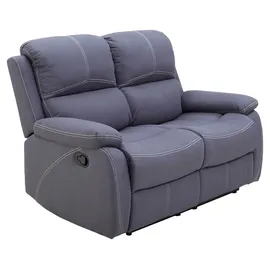 Femo Sessel FM-3231 Mikrofaser 139 x 101 x 94 cm Graublau mit Relaxfunktion