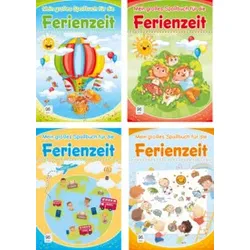 MEDIA VERLAG Mein großes Spaßbuch Ferienzeit sortiert 4147 4Titel
