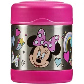 Thermos kids FUNTAINER Thermobehälter für Essen 300ml, Disney Minnie Maus - Edelstahl, absolut dicht, hält Speisen 5h heiß & 7h kalt, BPA-frei, ideal für Schule und Kita