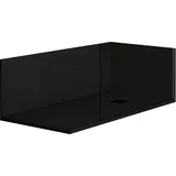 MIRLO Duschrückwand Nexo schwarz 80x170cm
