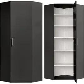Procontour Mehrzweckschrank Eckschrank Clara 64 x 167 x 64 cm Grau