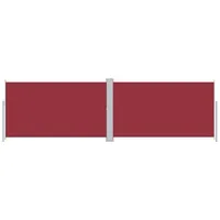 VidaXL Seitenmarkise Ausziehbar Rot 180x600 cm