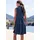 VIVANCE Sommerkleid Blusenkleid Blau 34