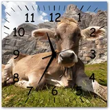 Bilder-Manufaktur BM wahlweise Funkwanduhr ODER Quarzwanduhr Funkwanduhren Funkuhr Wanduhr Funk ODER Quarz kein Ticken lautlos geräuschlos leise modern ohne Tickgeräusche MF13-9406-funk