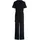 Cartoon Damen mit Bindegürtel 34, schwarz, - 34W