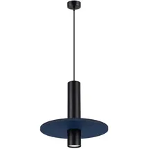 Sollux Lighting Pelta 1 1-flg. 30 cm Schwarz/Blau