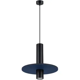 Sollux Lighting Pelta 1 1-flg. 30 cm Schwarz/Blau