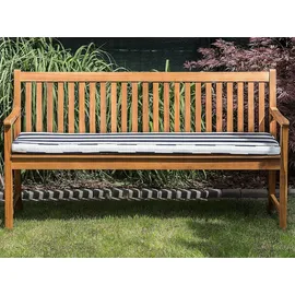 Beliani Gartenbank 160 x 88 x 0 cm Marineblau