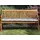 Beliani Gartenbank 160 x 88 x 0 cm Marineblau