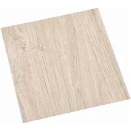 vidaXL Bodenplatten 55 pcs Hellbraun 5,11 m2 PVC