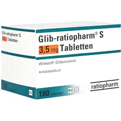 Glib-ratiopharm S 3,5 mg Tabletten 180 St