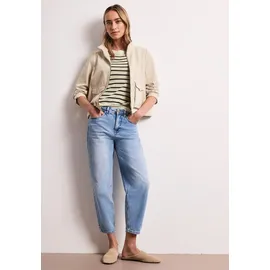 STREET ONE Pullunder mit Boatneck und Streifen Beige 40