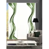 HOME WOHNIDEEN Schiebegardine »OAKLEY«, (3 St.), SCHIEBEVORHANGSET,SEIDENOPTIK,DIGIDRUCK