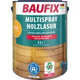 baufix Multispray Holzlasur Kiefer seidenglänzend 5 l