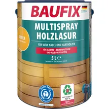 baufix Multispray Holzlasur Kiefer seidenglänzend 5 l