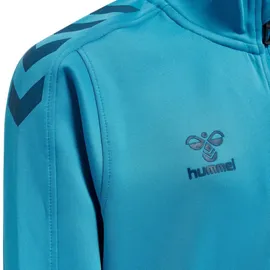 hummel Core XK 1/2-Zip Sweatshirt Kinder blue danube 176