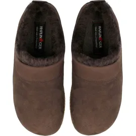 HAFLINGER Pantoffeln Dunkelbraun 46