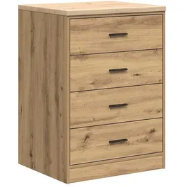 vidaXL Garagen-Aufbewahrungsschrank Artisan-Eiche Massivholz Kiefer