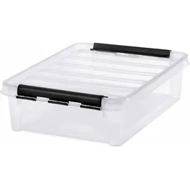 SmartStore Classic Aufbewahrungsbox 40 x 30 x 11 cm 30-tlg. transparent/schwarz