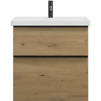 Burgbad Eqio Keramik-Waschtisch inklusive Waschtischunterschrank, Breite 630mm, SEYQ063F5662C0001G0252, Farbe: