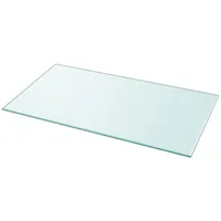 VidaXL Tischplatte aus gehärtetem Glas rechteckig 1200x650 mm