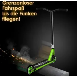 Kesser KESSER® Stunt Scooter X-Limit-Pro 360° Lenkung Funscooter Stuntscooter mit Ständer ABEC 9 Kugellagern, 110 mm PU Räder , Kickscooter Tretroller Cityroller Trick Roller für Kinder Erwachsene