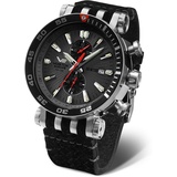 Vostok Europe Herrenuhr Chronograph Energia Rocket Schwarz/Anthrazit VK61-575A588