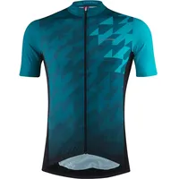 Löffler Loeffler Full Zip Zack Mid Kurzarm-radtrikot - blue