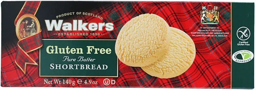 Walkers Shortbread - Glutenfrei 140g