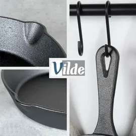 VILDE Gusseisenpfanne Grillpfanne 20 cm