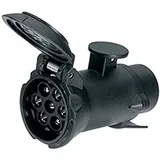 Hella Adapter, Steckdose - 12V - von 7-polig auf 13-polig - Länge: 101mm