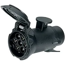 Hella Adapter, Steckdose - 12V - von 7-polig auf 13-polig - Länge: 101mm
