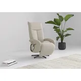sit&more TV-Sessel Amica Polyester 74 x 112 x 82 cm Beige mit Kopfteilverstellung & Drehfunktion