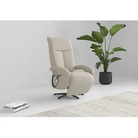 sit&more TV-Sessel Amica Polyester 74 x 112 x 82 cm Beige mit Kopfteilverstellung & Drehfunktion