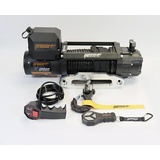 Schnelle elektrische Seilwinde Kangaroo Winch K10 000XP 4541 kg Kunststoffseil 12V 4x4