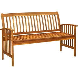vidaXL Gartenbank 147 x 60 x 44 cm Hellgrün