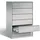 C+P Acurado Karteischrank 6 Schübe 40 x 30 x 100 grau