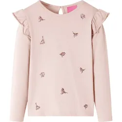 Kinder-Langarmshirt Rosa 116