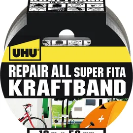 UHU Repair All Super Fita Gewebeband silber 50,0 mm x 10,0 m 1 St.