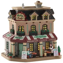 Lemax - MOLLY''S Corner Cafe Weihnachtsdorf, Winterdorf, Modellbau