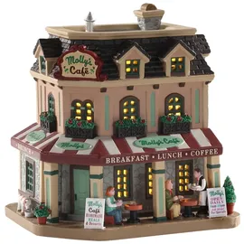 Lemax - MOLLY''S Corner Cafe Weihnachtsdorf, Winterdorf, Modellbau