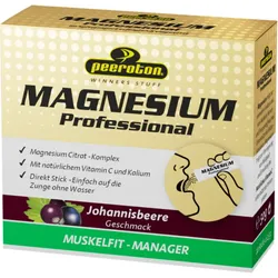 Peeroton MAGNESIUM Professional Sticks a 2,5g Johannisbeere