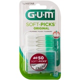 Gum 158155 Soft Picks Original-Bürsten, regelmäßig, 50 Stück